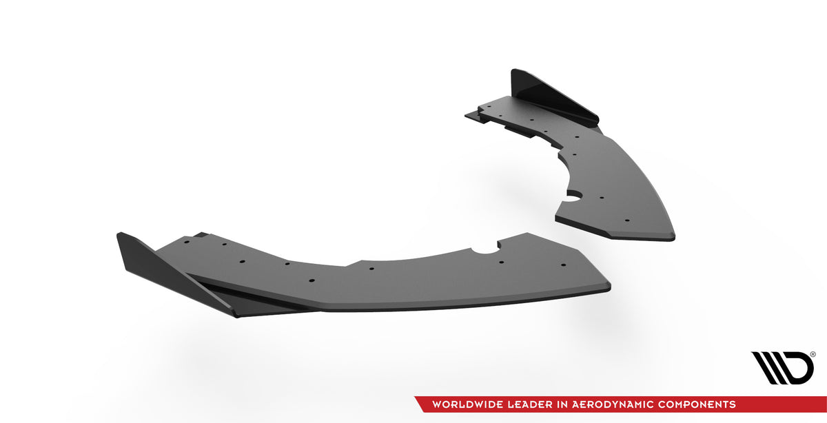 Street Pro Heck Ansatz Flaps Diffusor + Flaps passend für BMW M2 F87 schwarz Hochglanz – Ansicht 5