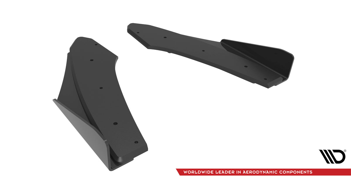 Street Pro Heck Ansatz Flaps Diffusor + Flaps passend für Audi S3 Limousine 8Y schwarz Hochglanz – Ansicht 6