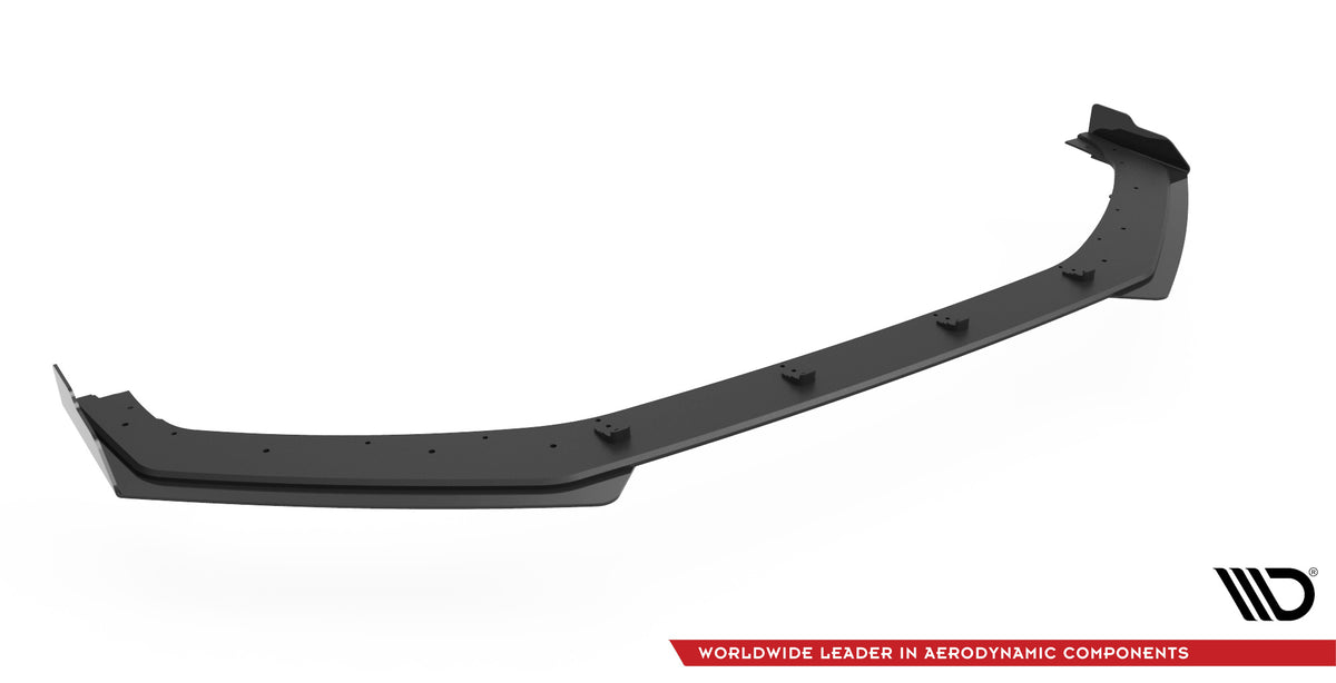Street Pro Street+ Spoilerlippe Front Ansatz passend für + Flaps passend für V.1 + Flaps Hyundai I20 N Mk3 schwarz Hochglanz – Ansicht 5