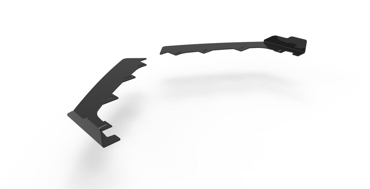 Front Stoßstange Flaps passend für Hyundai I20 N Mk3 schwarz Hochglanz – Ansicht 6