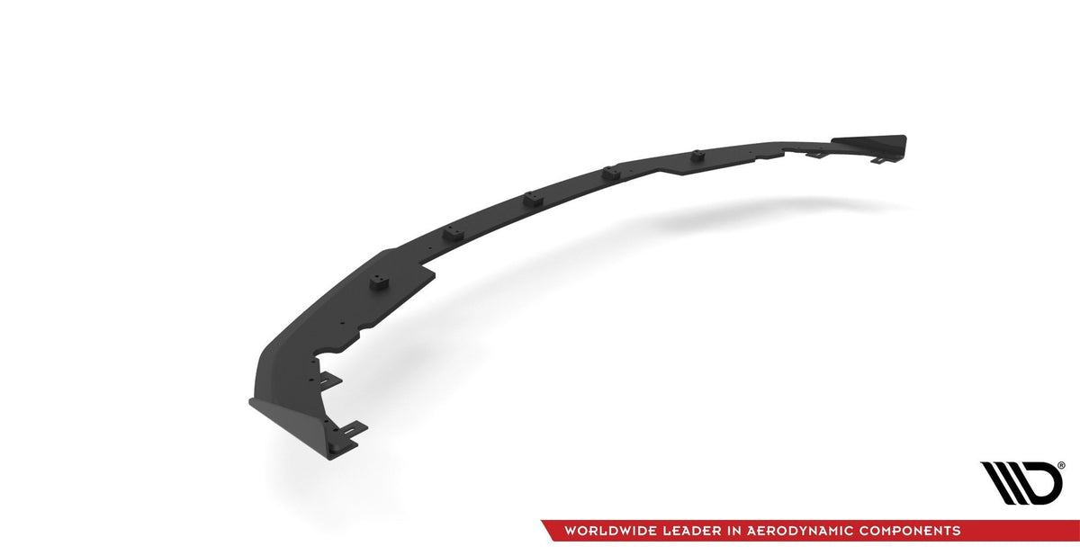 Street Pro Street+ Spoilerlippe Front Ansatz passend für + Flaps passend für BMW 4er M-Paket / M440i G22 / G23 / G22 Facelift / G23 Facelift schwarz Hochglanz – Ansicht 6