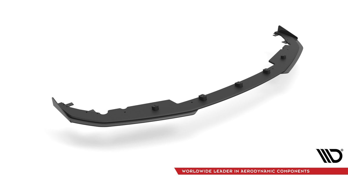 Street Pro Street+ Spoilerlippe Front Ansatz passend für + Flaps passend für BMW 4er M-Paket / M440i G22 / G23 / G22 Facelift / G23 Facelift schwarz Hochglanz – Ansicht 5