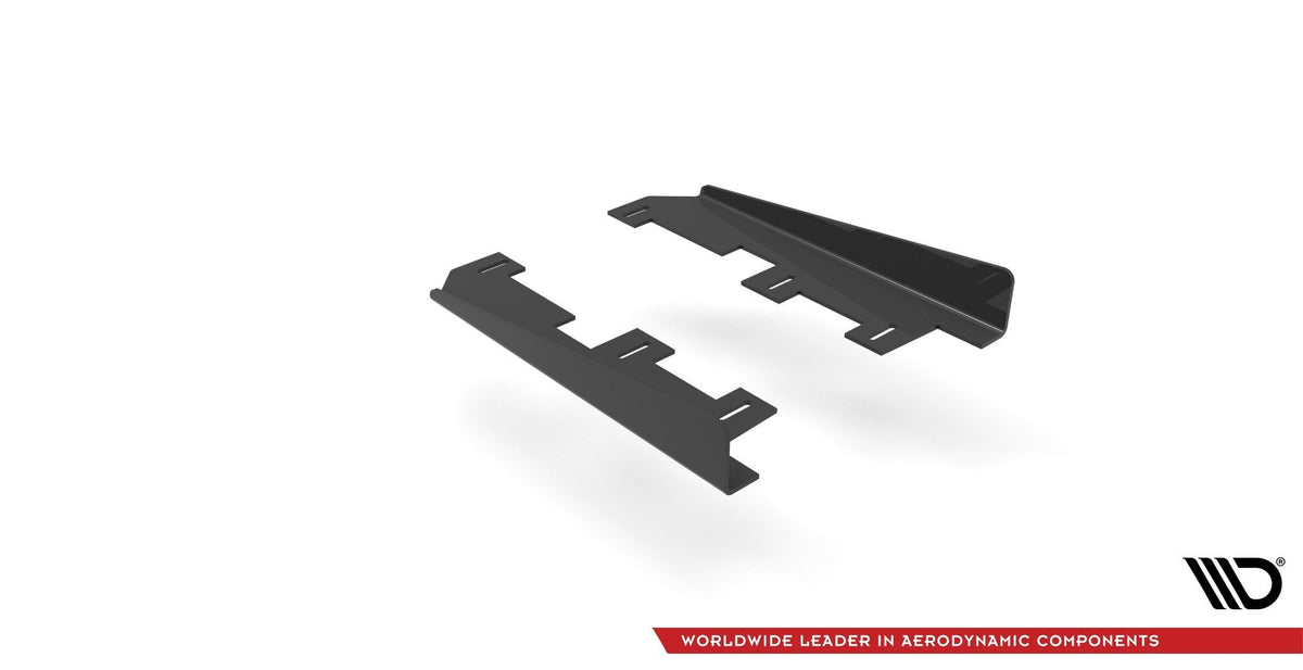 Seitenschweller Flaps passend für BMW 4er M-Paket / M440i G22 / G23 / G22 Facelift / G23 Facelift schwarz Hochglanz – Ansicht 3