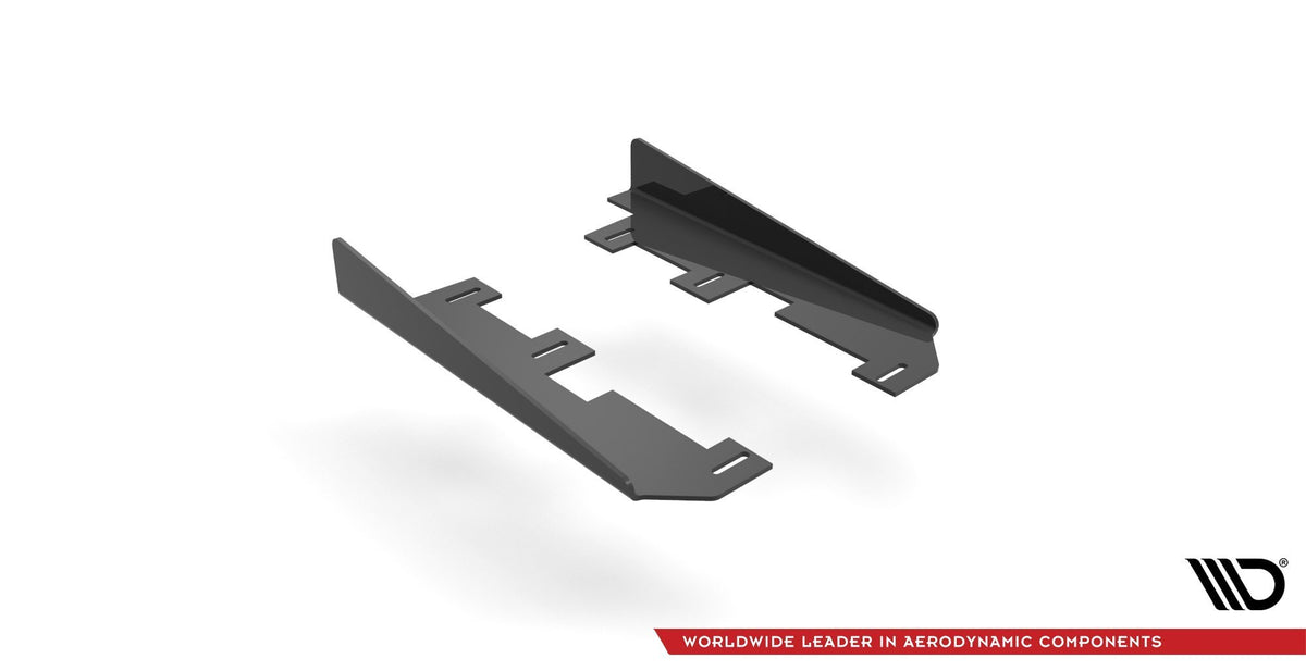Seitenschweller Flaps passend für BMW 4er M-Paket / M440i G22 / G23 / G22 Facelift / G23 Facelift schwarz Hochglanz – Ansicht 4