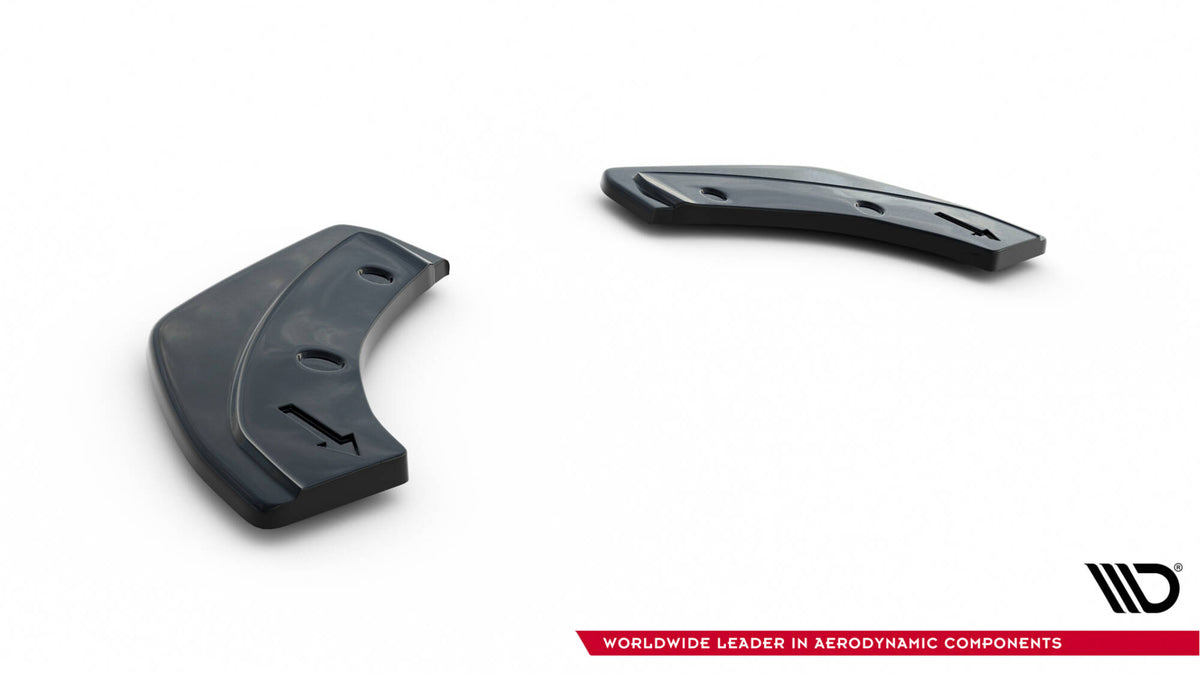 Heck Ansatz Flaps Diffusor passend für Peugeot RCZ Mk1 / Mk1 Facelift schwarz Hochglanz – Ansicht 6