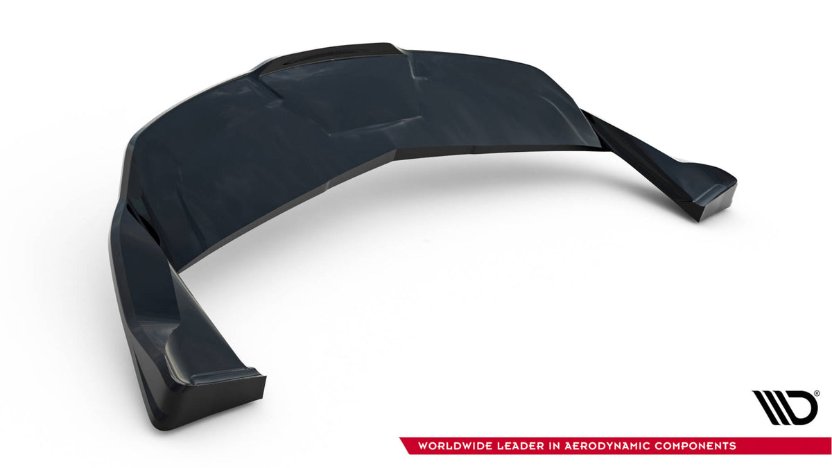 Street+ Mittlerer Diffusor RACE passend für V.1 Tesla Model S Plaid Mk1 Facelift schwarz Hochglanz – Ansicht 7