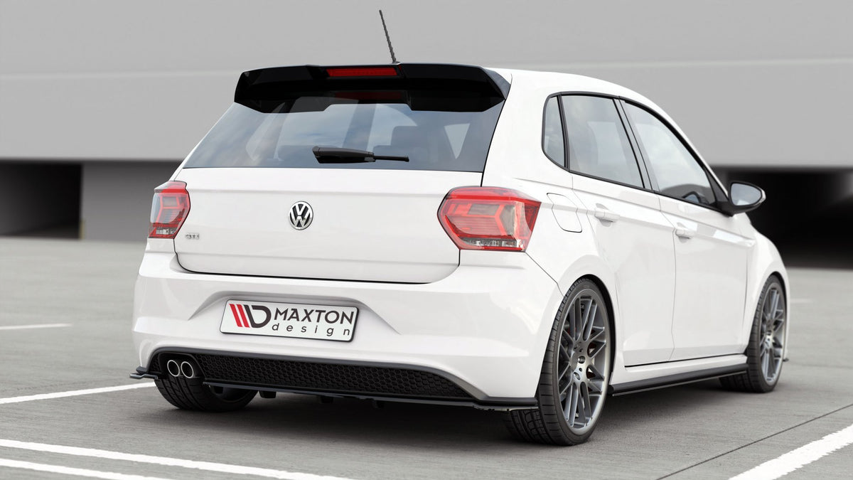 Street+ Mittlerer Diffusor RACE passend für VW Polo GTI Mk6 schwarz Hochglanz – Ansicht 5