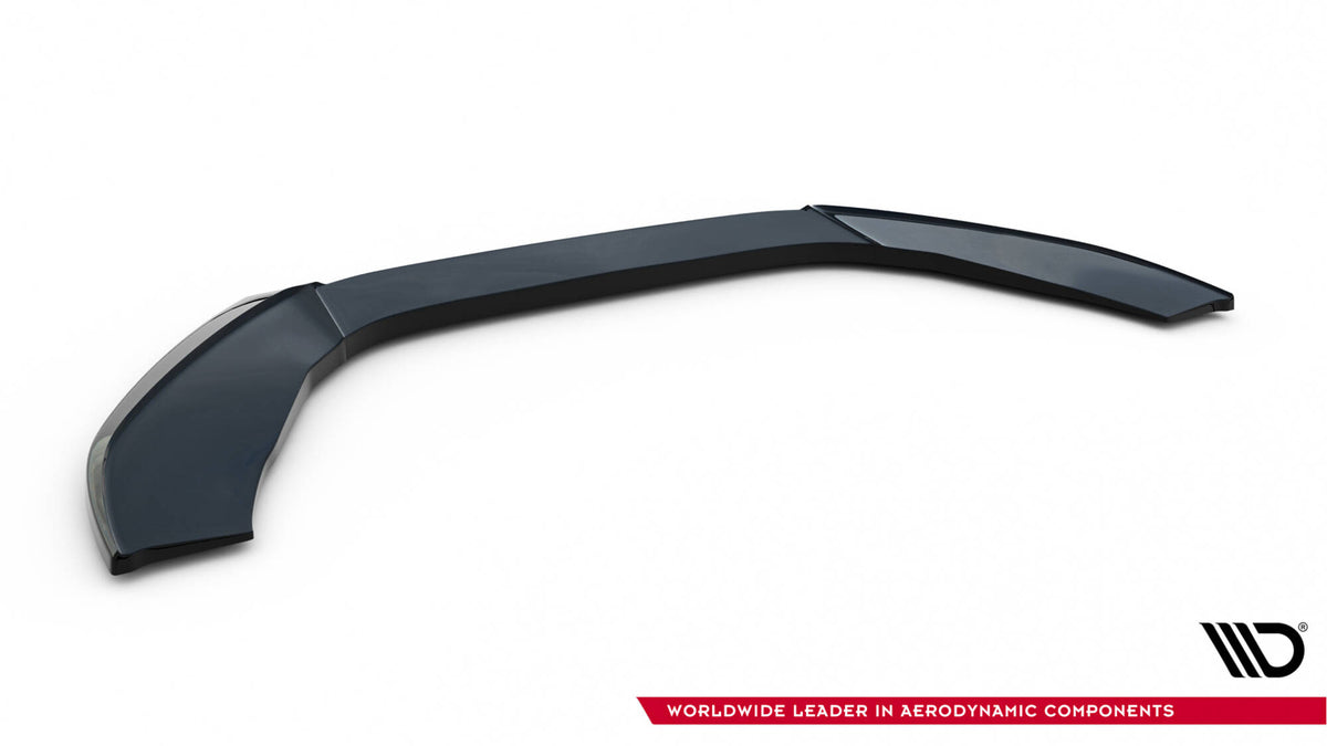 Street+ Spoilerlippe Front Ansatz V.1 passend für Audi A6 / A6 C7 S-line/ S6 C7 Facelift schwarz Hochglanz – Ansicht 6