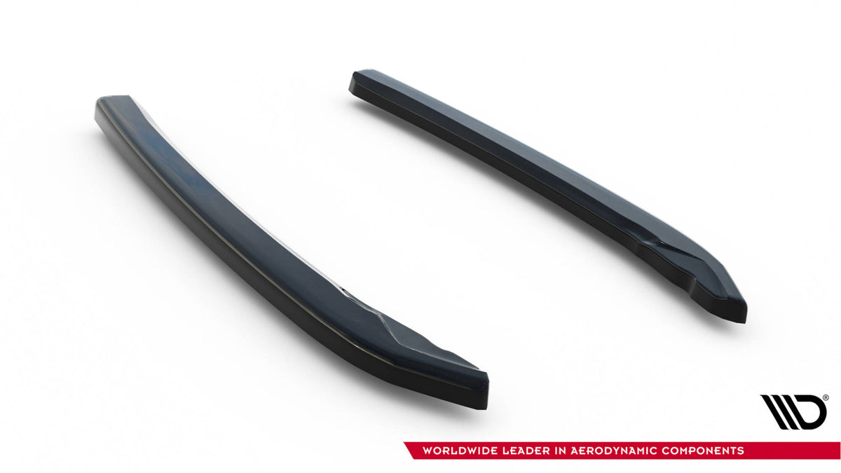 Heck Ansatz Flaps Diffusor V.2 passend für Skoda Superb Liftback / Combi Mk3 schwarz Hochglanz – Ansicht 5