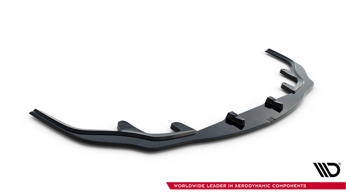 Street+ Spoilerlippe Front Ansatz V.2 passend für Lexus RC Mk1 schwarz Hochglanz – Ansicht 5