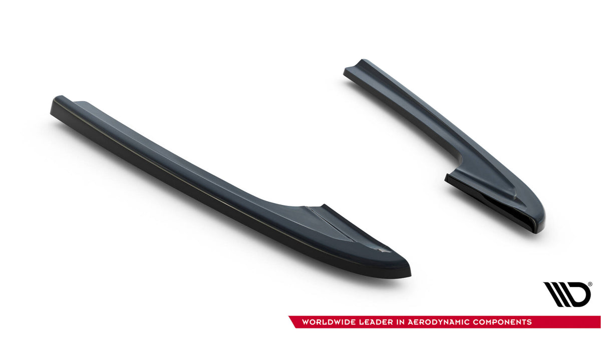 Heck Ansatz Flaps Diffusor V.2 passend für Audi RS6 C7 / C7 Facelift schwarz Hochglanz – Ansicht 5
