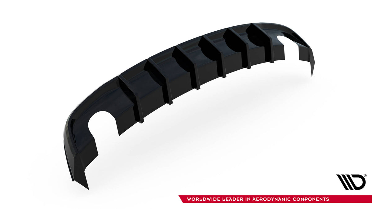 Diffusor Heck Ansatz passend für Audi S5 / A5 S-Line 8T Facelift (Einzelauspuff li. re.) – Ansicht 4