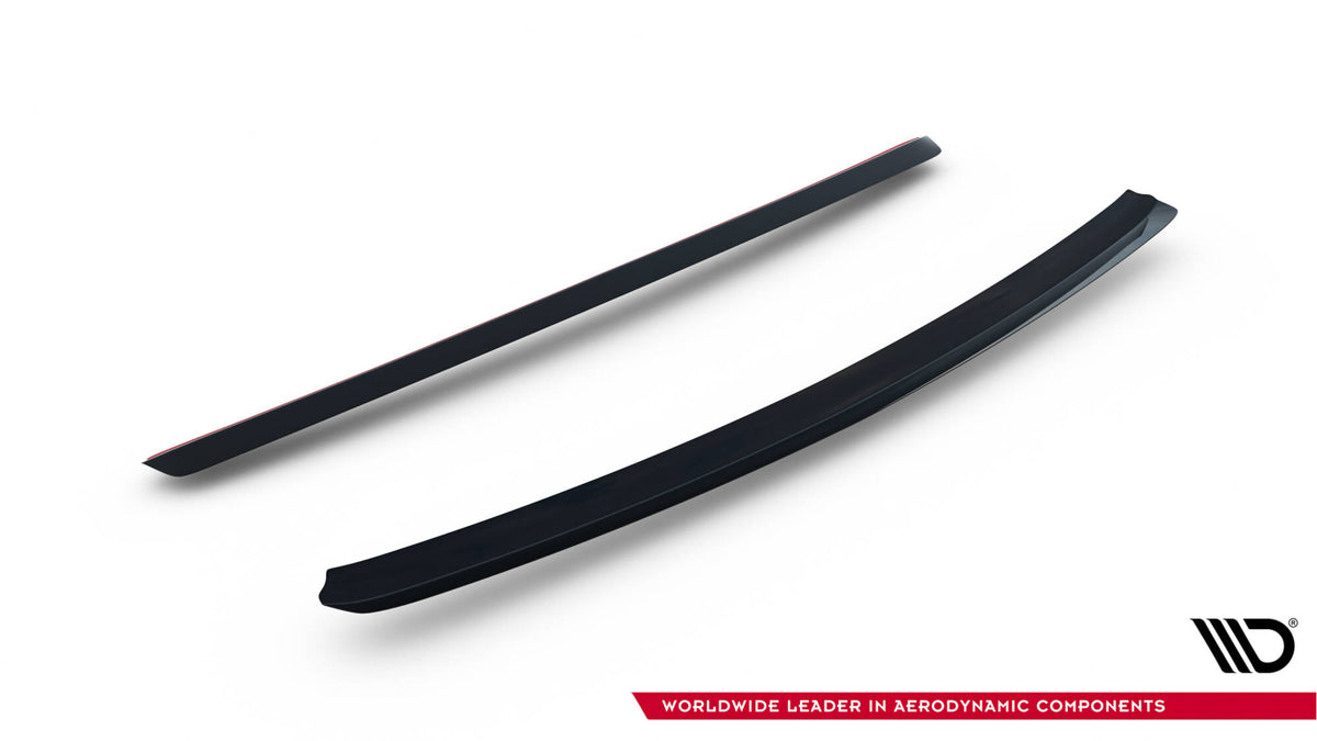 Unterer Heckspoiler Lippe BMW M3 / 3 M-Paket E36 Coupe GT Klasse schwarz Hochglanz – Ansicht 6