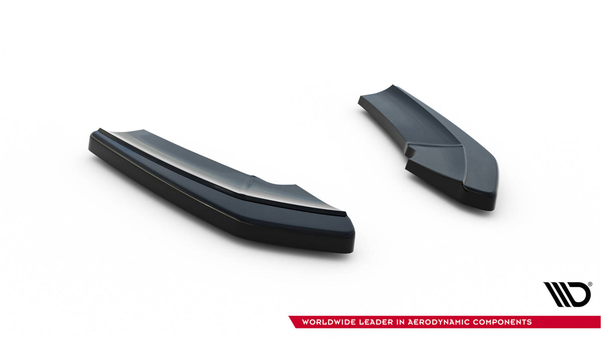 Heck Ansatz Flaps Diffusor passend für BMW X4 M Paket schwarz Hochglanz – Ansicht 5