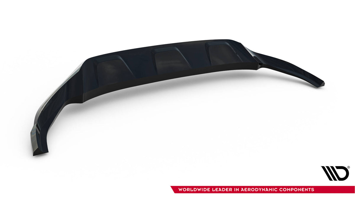 Street+ Spoilerlippe Front Ansatz passend für Audi Q8 Mk1  schwarz Hochglanz – Ansicht 6