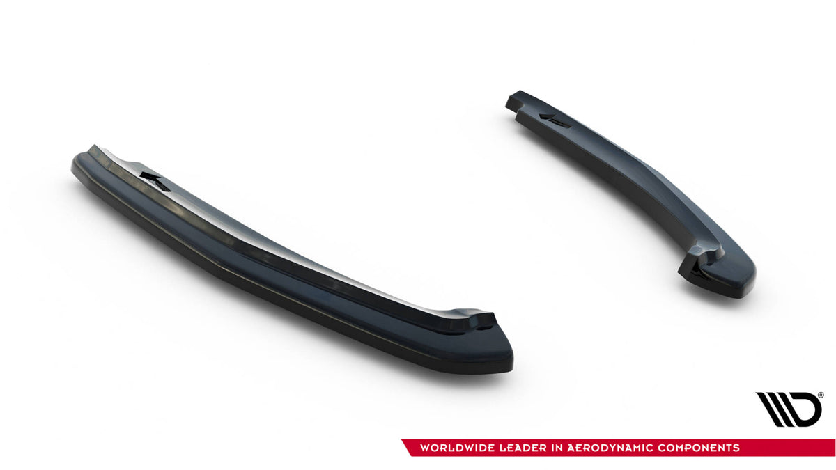 Heck Ansatz Flaps Diffusor passend für Lexus Rc Mk1  schwarz Hochglanz – Ansicht 5