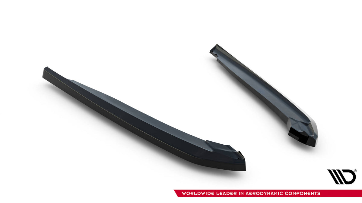 Heck Ansatz Flaps Diffusor V.2 passend für BMW 5er M-Paket Limousine / Touring G30 / G31 / G30 Facelift / G31 Facelift schwarz Hochglanz – Ansicht 5