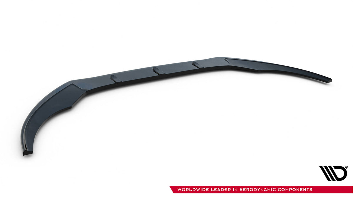 Street+ Spoilerlippe Front Ansatz V.1 passend für Audi S6 / A6 S-Line C7 schwarz Hochglanz – Ansicht 6