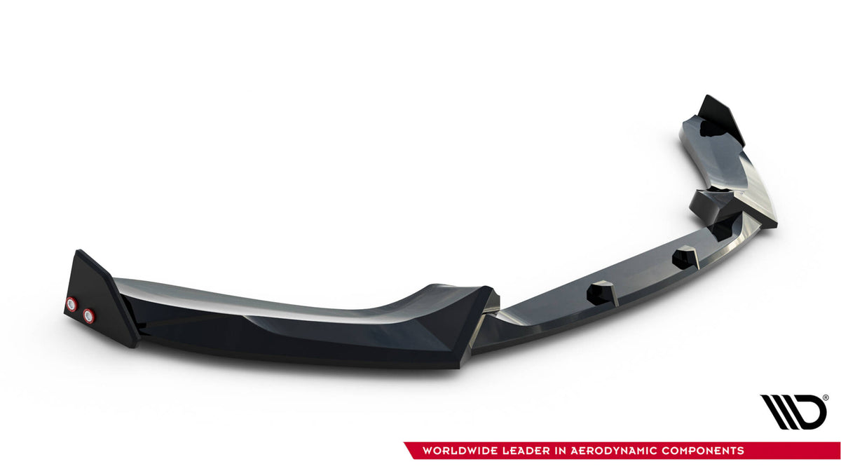 Street+ Spoilerlippe Front Ansatz V.5 + Flaps passend für BMW 1er M-Paket / M140i F20 Facelift – Ansicht 6