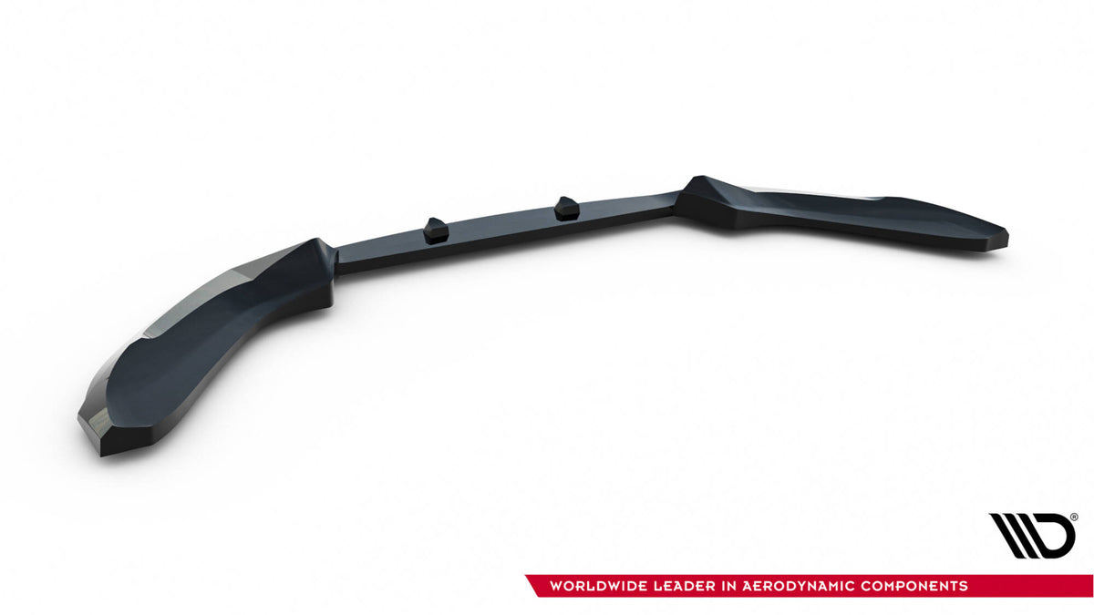 Street+ Spoilerlippe Front Ansatz V.5 passend für BMW 1er M-Paket / M140i F20 Facelift schwarz Hochglanz – Ansicht 6
