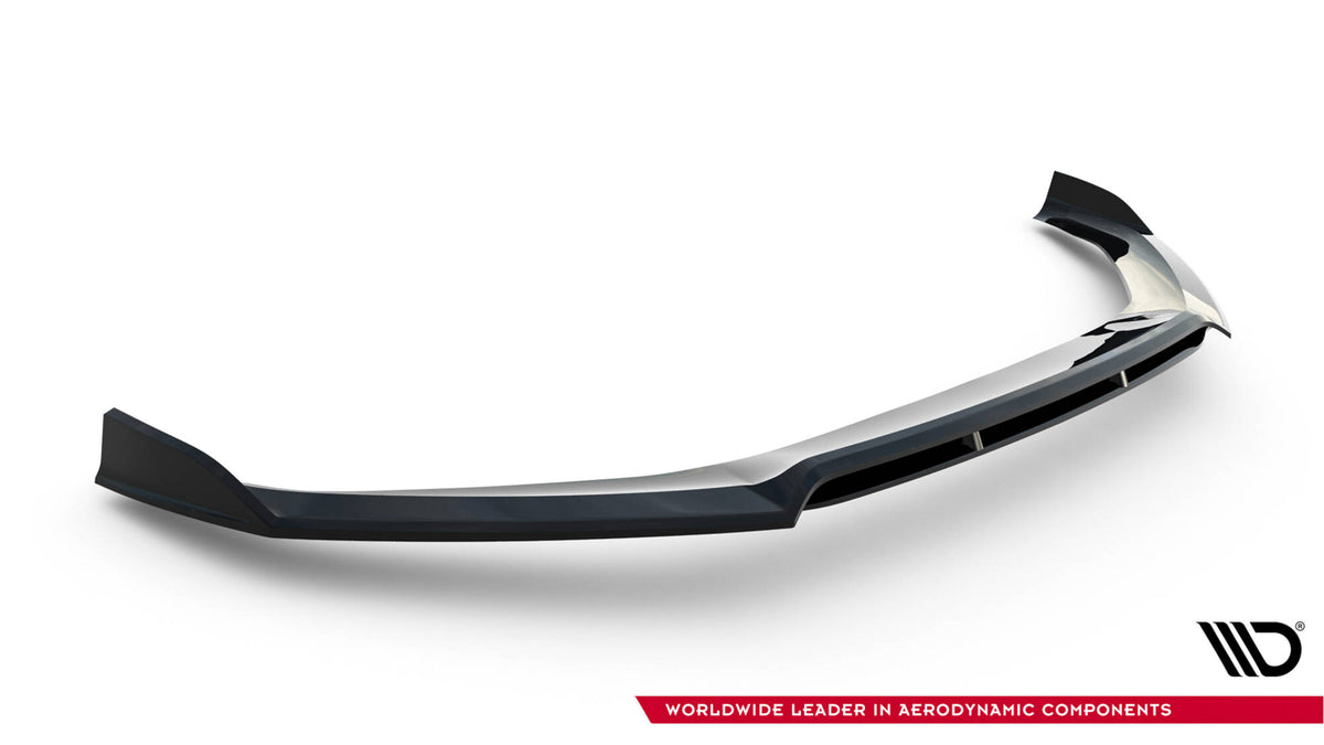 Street+ Spoilerlippe Front Ansatz passend für Audi S5 / A5 S-Line Coupe F5 schwarz Hochglanz – Ansicht 4
