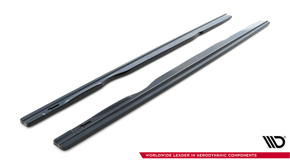 Street+ Seitenschweller Leisten passend für BMW M6 / 6 M-Paket Coupe / Cabriolet F06 / F13 / F12 schwarz Hochglanz – Ansicht 6