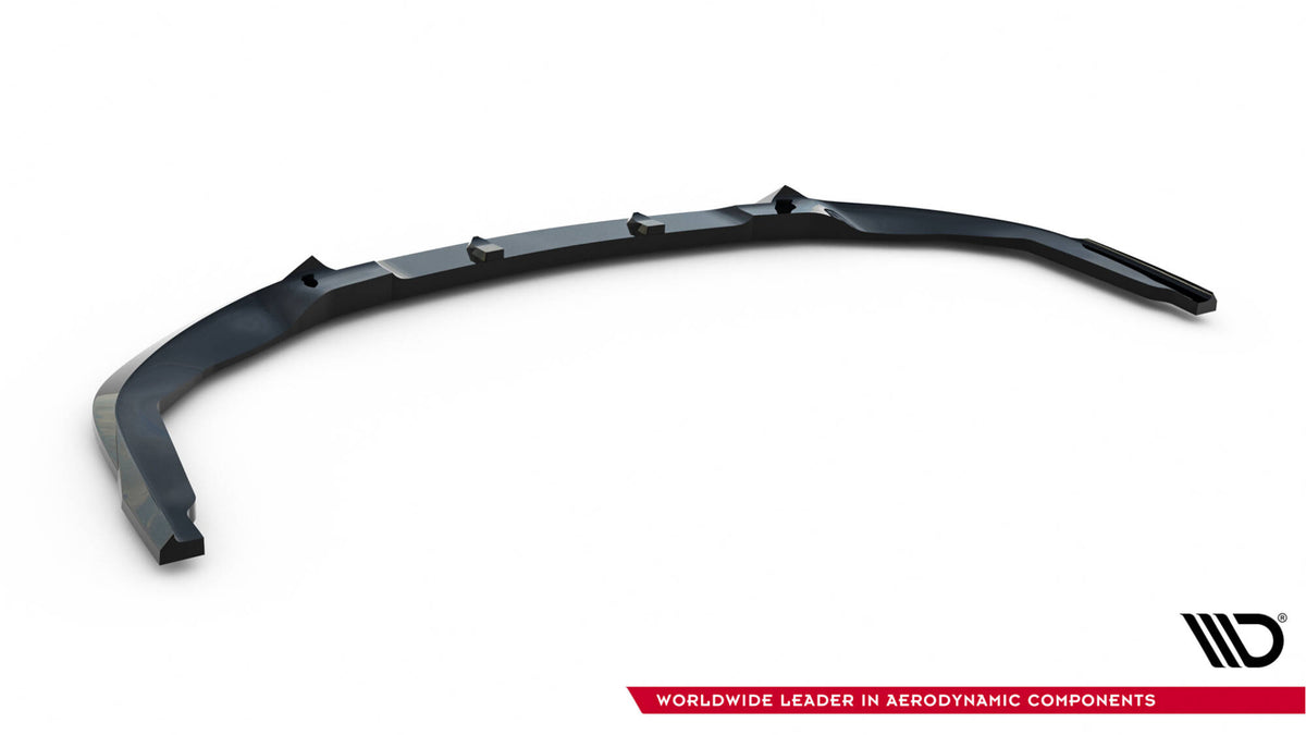 Street+ Spoilerlippe Front Ansatz V.2 passend für Subaru Impreza WRX STI Mk3 Facelift schwarz Hochglanz – Ansicht 6