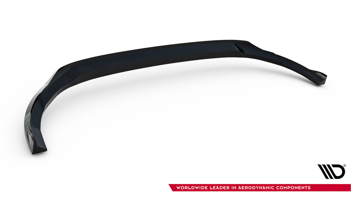 Street+ Spoilerlippe Front Ansatz V.2 passend für Ford Transit Custom / Tourneo Custom Mk2 schwarz Hochglanz – Ansicht 6