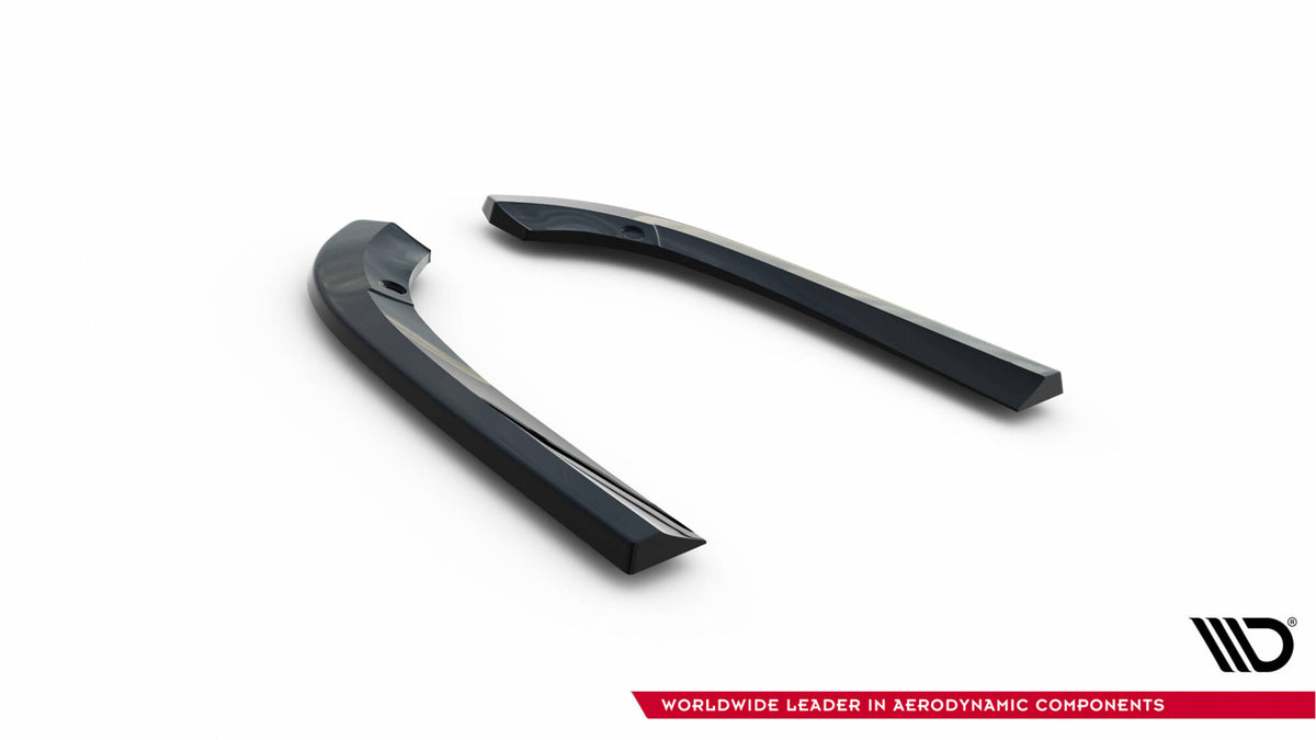 Heck Ansatz Flaps Diffusor passend für Dodge Durango SRT Mk3  schwarz Hochglanz – Ansicht 6