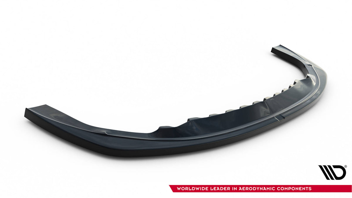 Street+ Spoilerlippe Front Ansatz passend für RENAULT MEGANE 3 RS v.1 schwarz Hochglanz – Ansicht 5