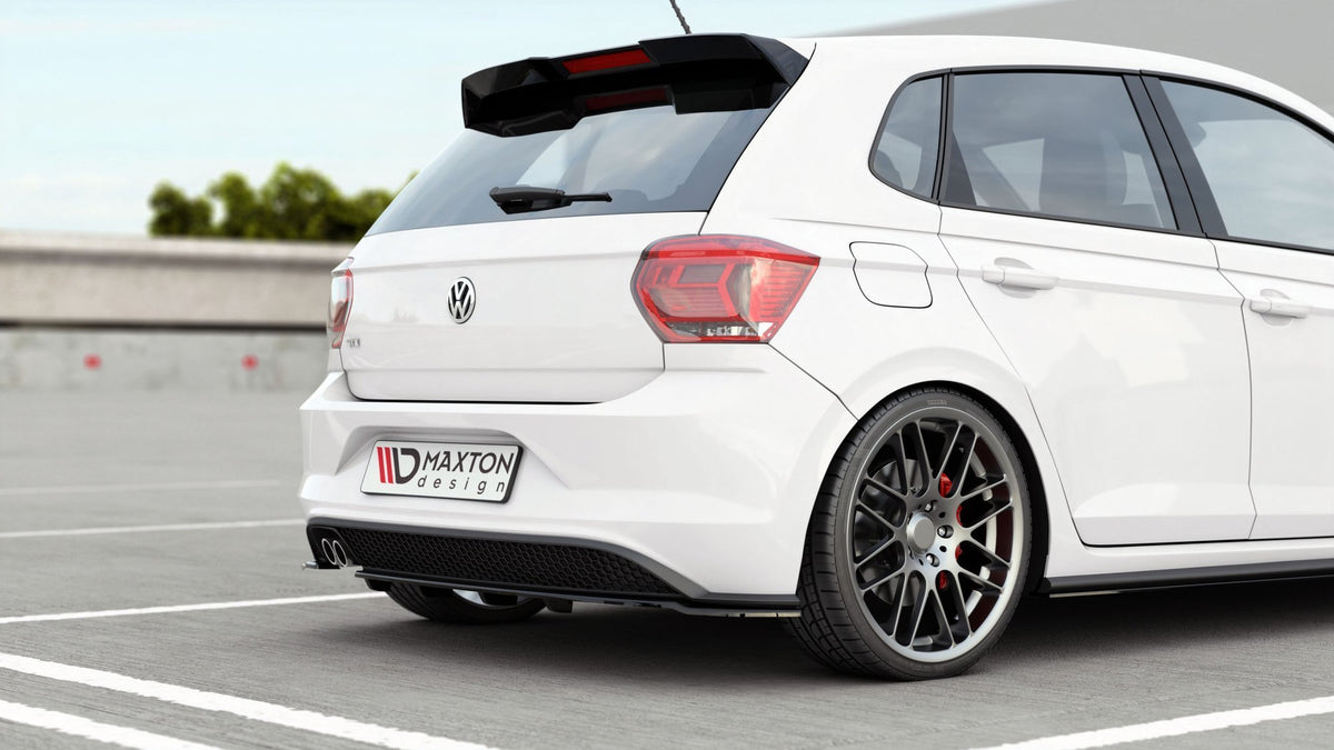 Street+ Mittlerer Diffusor RACE passend für VW Polo GTI Mk6 schwarz Hochglanz – Ansicht 4