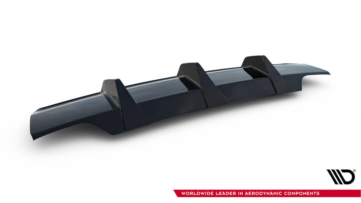 Diffusor Heck Ansatz passend für Audi A1 S-Line GB schwarz Hochglanz – Ansicht 7