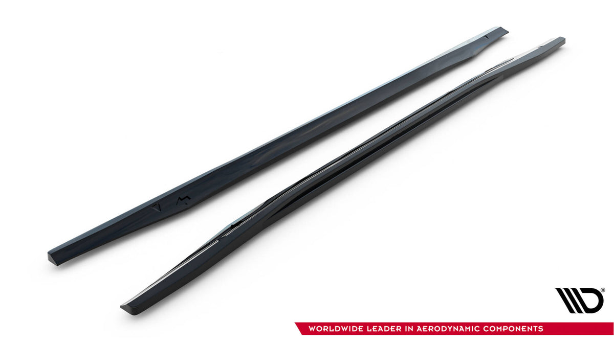 Street+ Seitenschweller Leisten passend für Dodge Durango SRT Mk3  schwarz Hochglanz – Ansicht 5