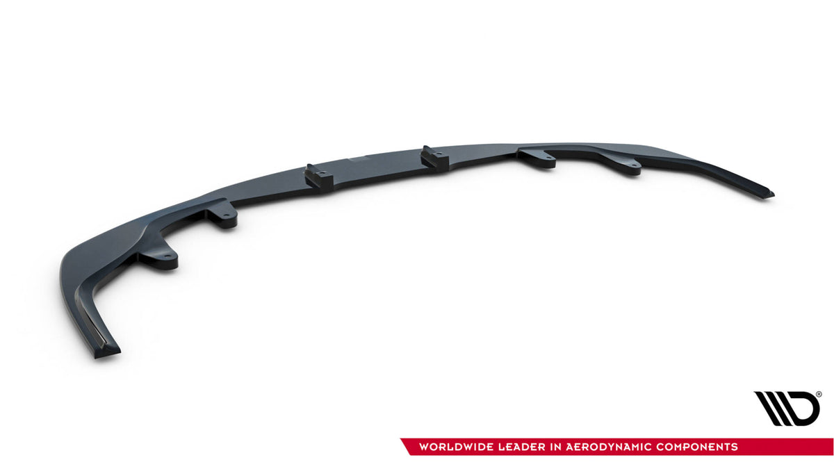 Street+ Spoilerlippe Front Ansatz V.1 passend für Lexus RC Mk1 schwarz Hochglanz – Ansicht 6