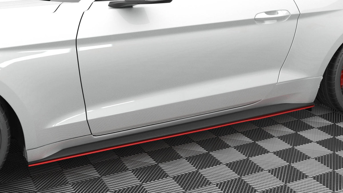 Seitenschweller Ansatz V.2 für Ford Mustang Mk6 Facelift – Ansicht 3