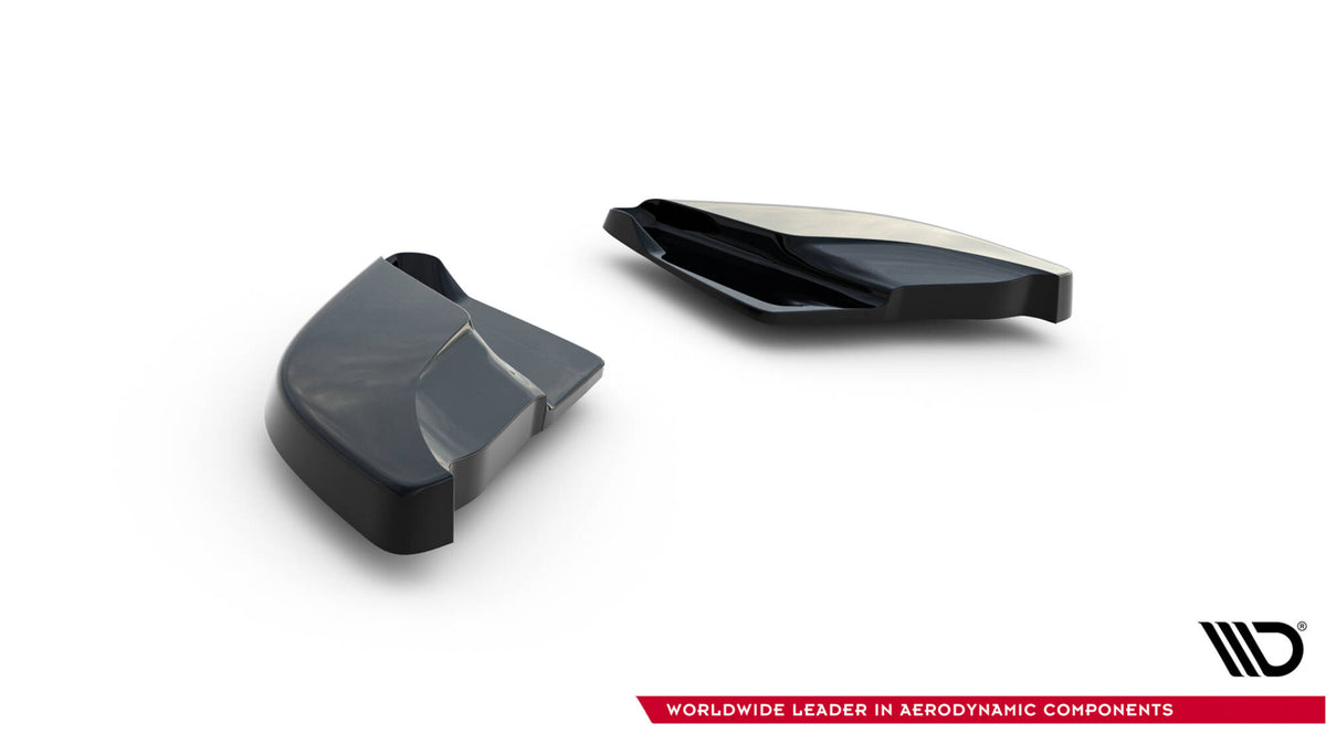 Heck Ansatz Flaps Diffusor V.2 passend für VW Scirocco Mk3  schwarz Hochglanz – Ansicht 7