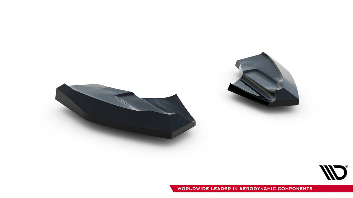 Heck Ansatz Flaps Diffusor V.3 passend für Ford Fiesta ST Mk7 Facelift schwarz Hochglanz – Ansicht 5