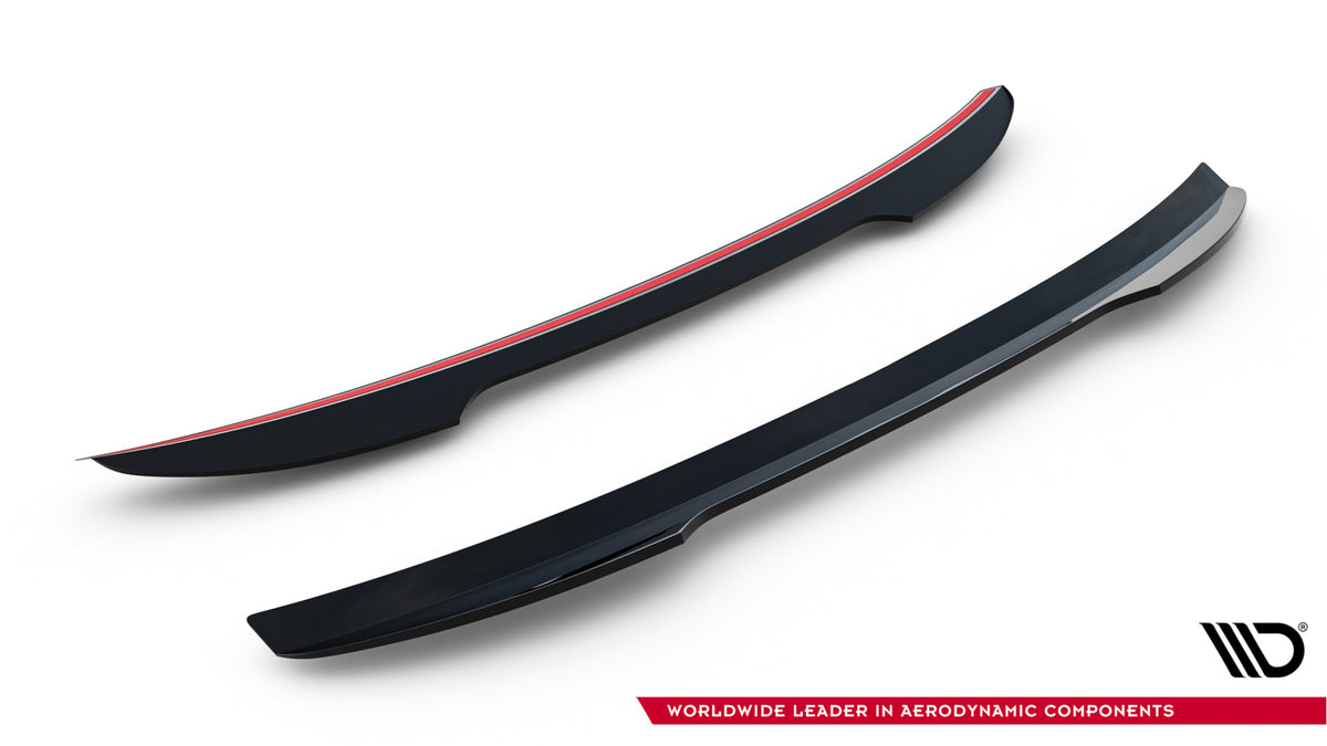 Heckspoiler Lippe Audi S5 Coupe / A5 S-Line Coupe 8T / 8T Facelift schwarz Hochglanz – Ansicht 3