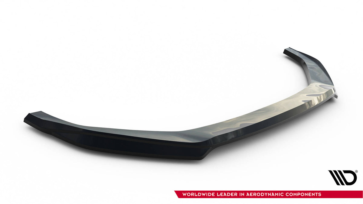 Street+ Spoilerlippe Front Ansatz passend für V.1 Audi A5 F5 Facelift schwarz Hochglanz – Ansicht 5
