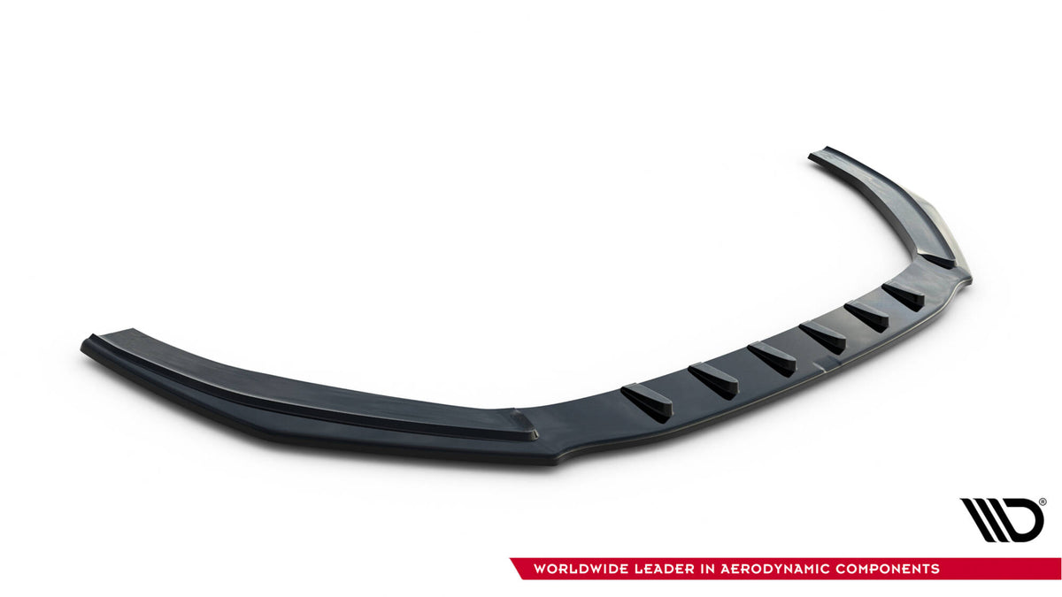 Street+ Spoilerlippe Front Ansatz V.1 passend für Audi RS5 Coupe / Sportback F5 schwarz Hochglanz – Ansicht 5
