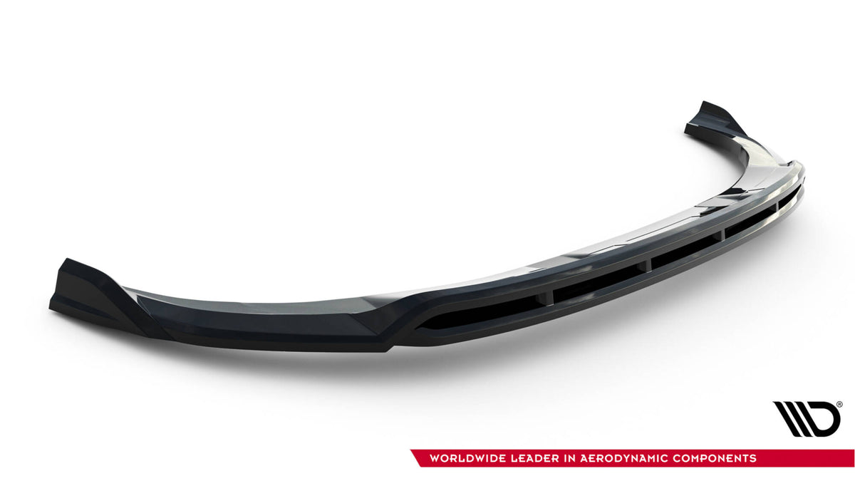 Street+ Spoilerlippe Front Ansatz passend für Audi e-Tron S-Line schwarz Hochglanz – Ansicht 7