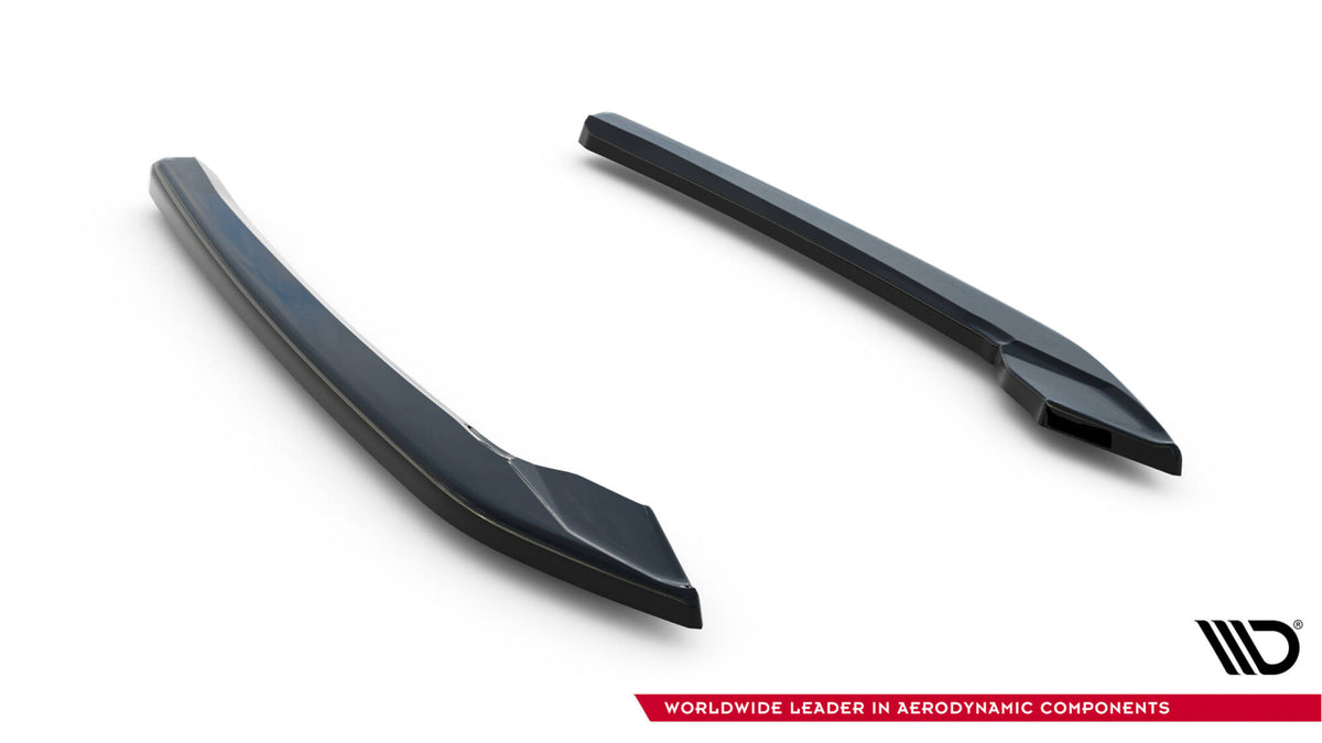 Heck Ansatz Flaps Diffusor V.3 passend für Skoda Superb Liftback / Combi Mk3 schwarz Hochglanz – Ansicht 5