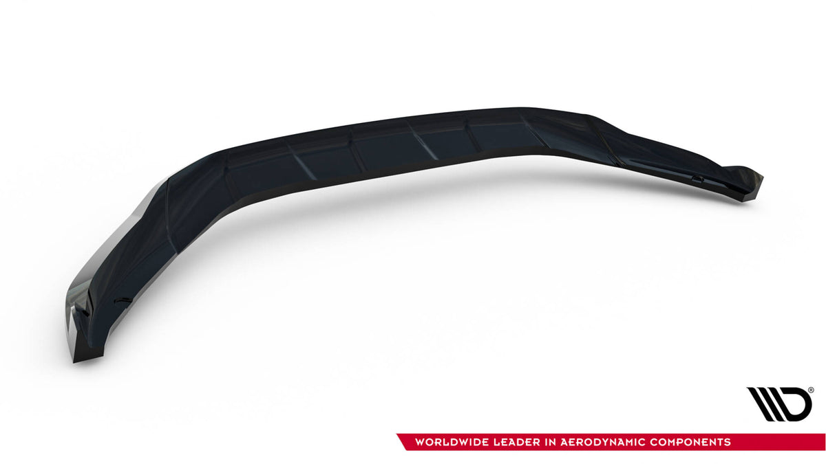 Street+ Spoilerlippe Front Ansatz passend für Ford Tourneo Courier Mk2 schwarz Hochglanz – Ansicht 6