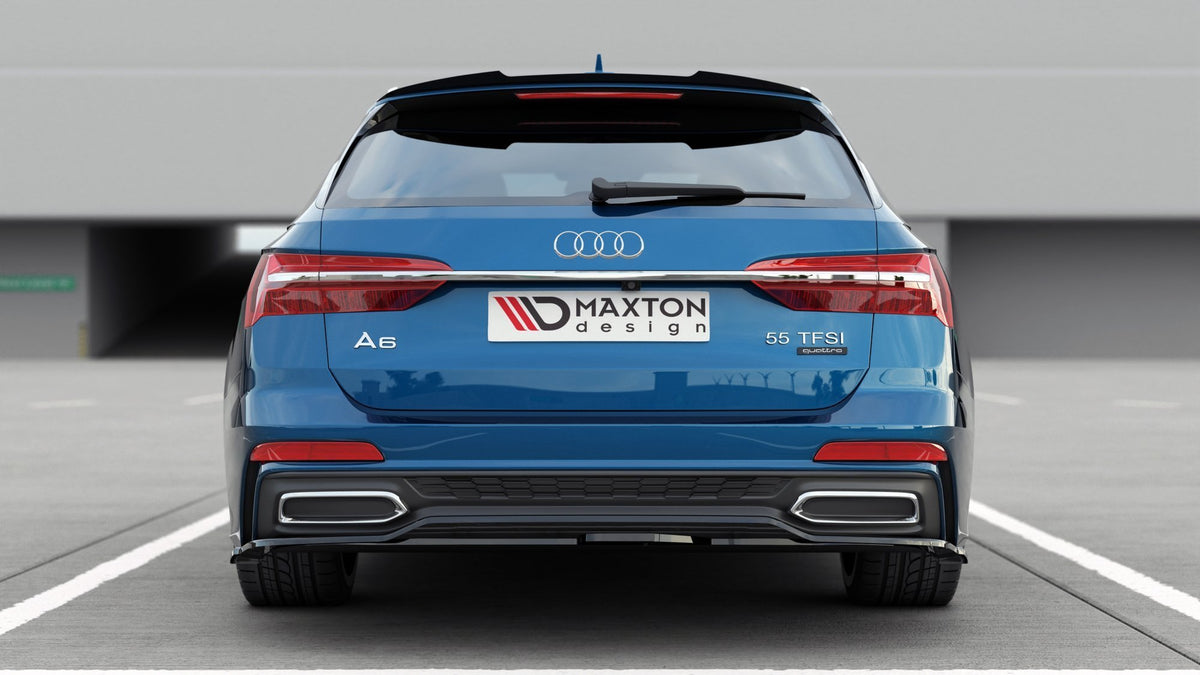 Heckansatz Audi A6 S-Line C8 schwarz Hochglanz – Ansicht 5