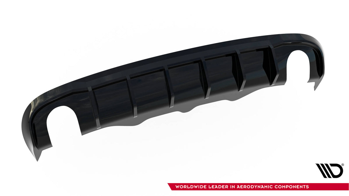 Diffusor Heck Ansatz passend für Audi A5 S-Line Sportback 8T (Einzelauspuff li. re.) – Ansicht 3