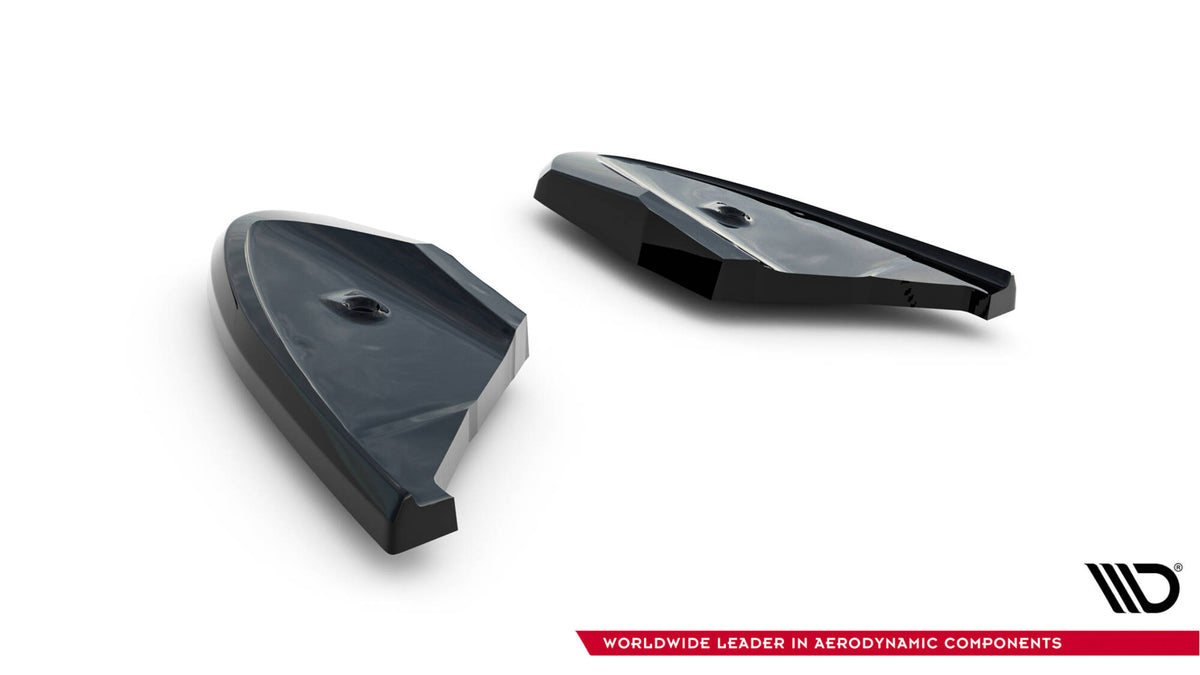 Heck Ansatz Flaps Diffusor passend für VW T-Roc R Mk1 schwarz Hochglanz – Ansicht 6