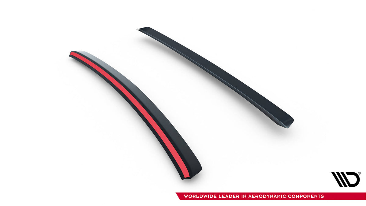 Unterer Heckspoiler Lippe BMW M3 / 3 M-Paket E36 Coupe GT Klasse schwarz Hochglanz – Ansicht 5