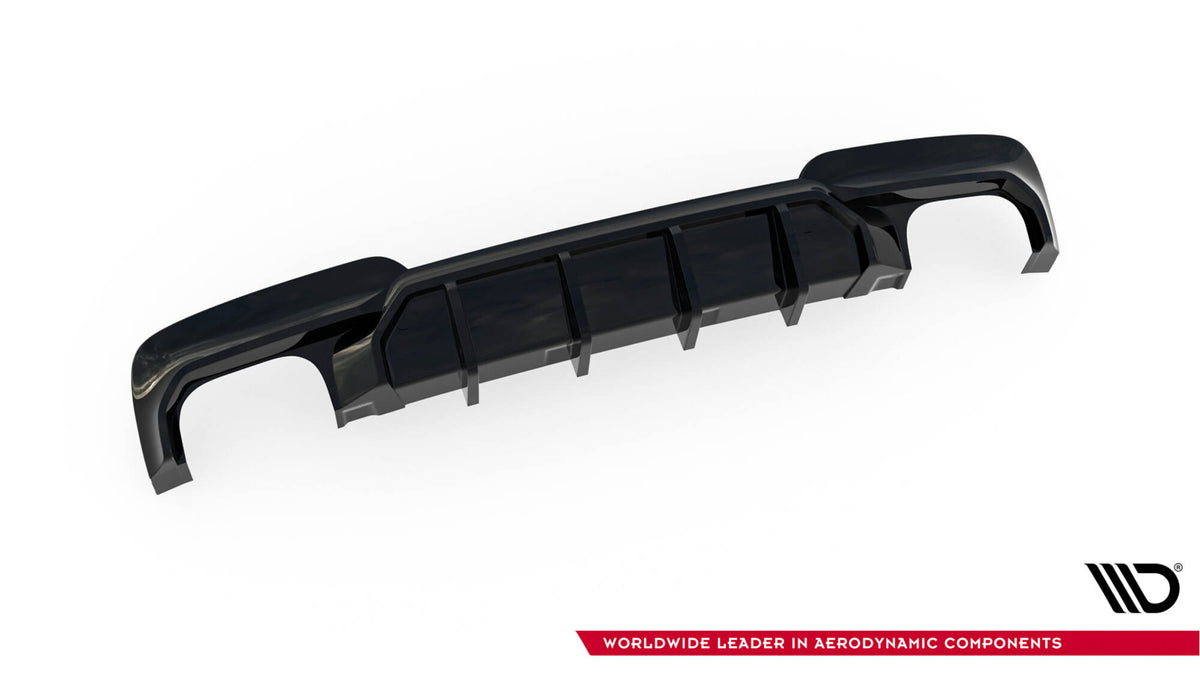 Diffusor Heck Ansatz V.2 passend für BMW 5er M-Paket F10 / F11 (Doppelauspuff li. re.) – Ansicht 5