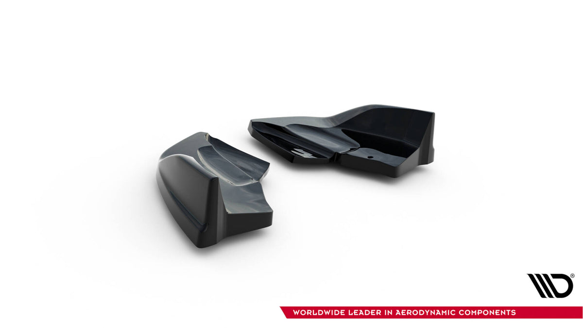 Heck Ansatz Flaps Diffusor V.2 passend für Ford Fiesta ST Mk7 Facelift schwarz Hochglanz – Ansicht 6
