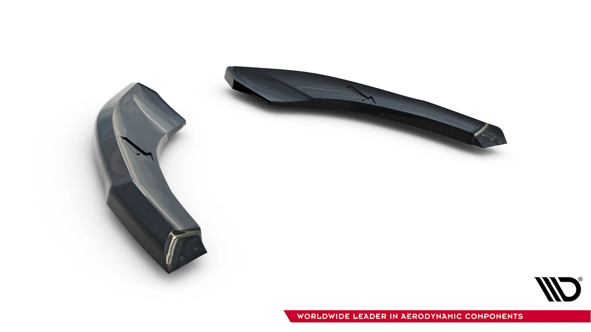 Heck Ansatz Flaps Diffusor passend für KIA SPORTAGE mk4 GT-Line schwarz Hochglanz – Ansicht 6